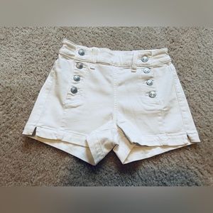 American Eagle White Sailor shorts 0